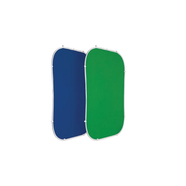 Фон PhotoFlex хромакей зелено-синий  1,5х2,1м  