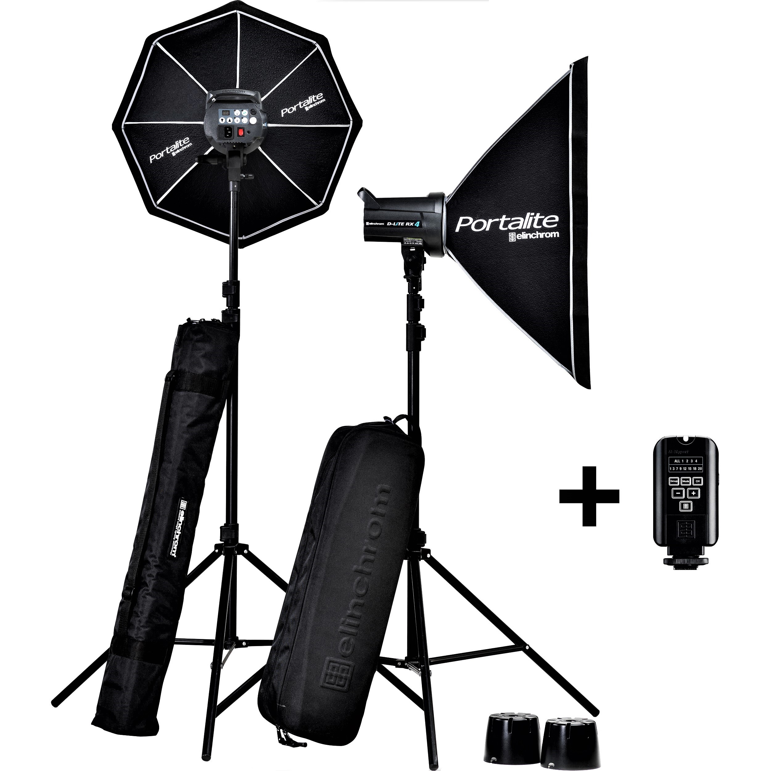 Комплект мобильной студии Elinchrom D-Lite RX 4 400/400 softbox