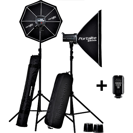 Комплект мобильной студии Elinchrom D-Lite RX 4 400/400 softbox
